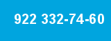 922 332-74-60
